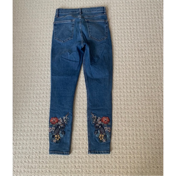 Top shop Jamie Embroidered Jeans - Picture 2 of 4